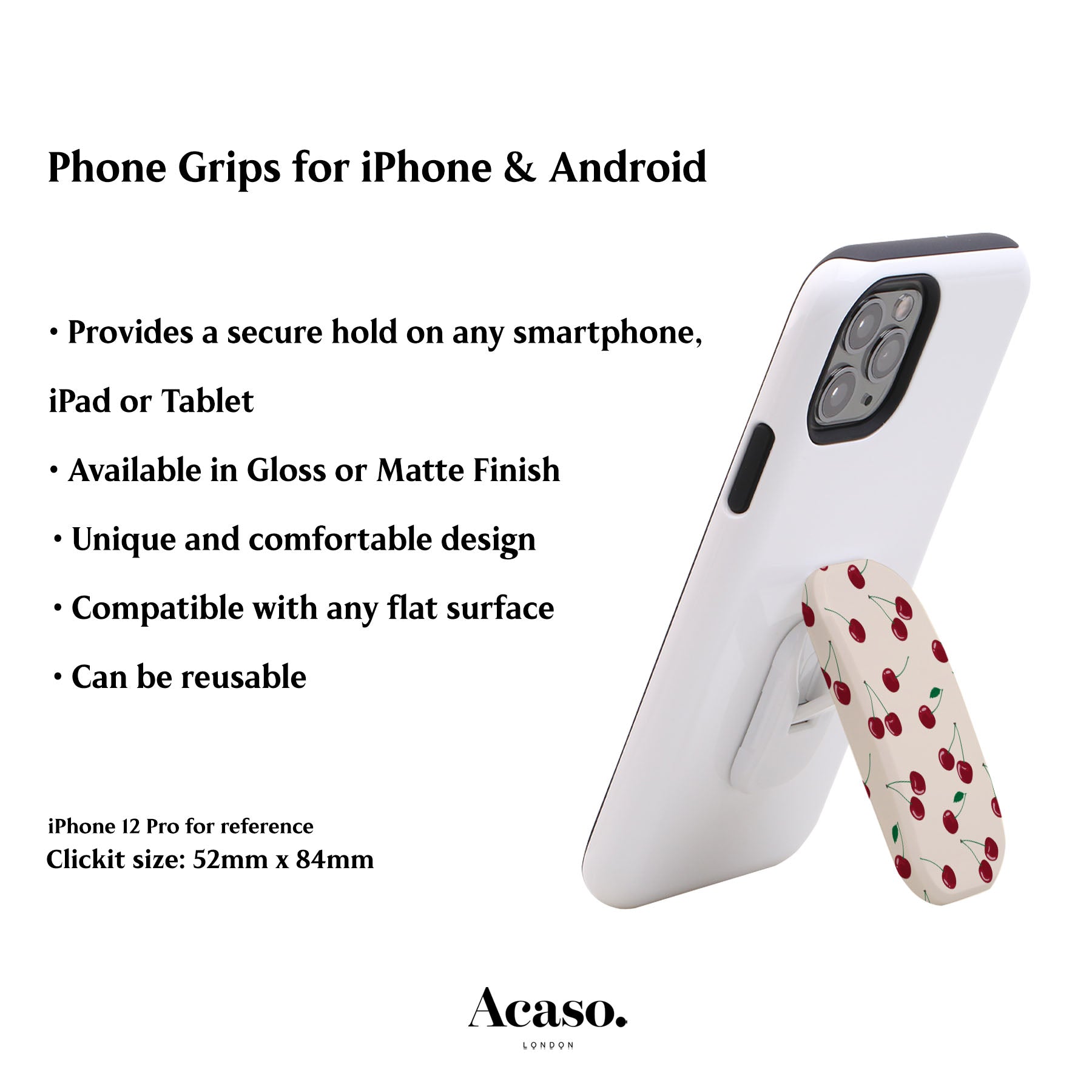 Cute Cherries Phone Grip