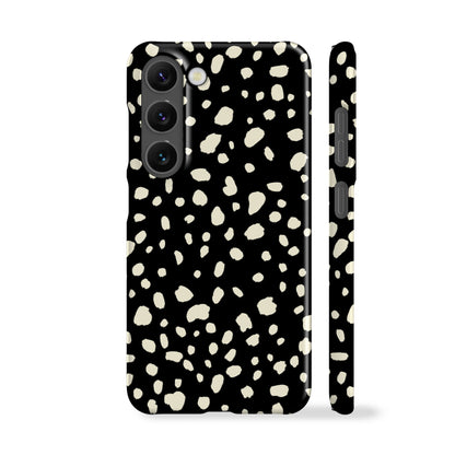 Dalmatian Spots Black Phone Case