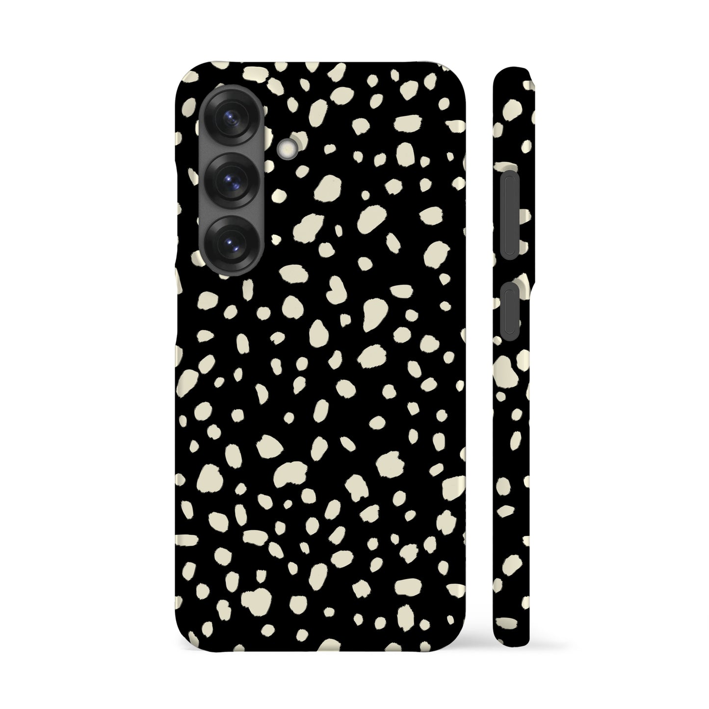 Dalmatian Spots Black Phone Case