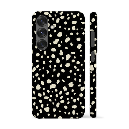 Dalmatian Spots Black Phone Case