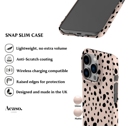 Dalmatian Spots Blush Phone Case