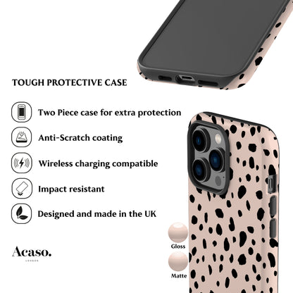 Dalmatian Spots Blush Phone Case