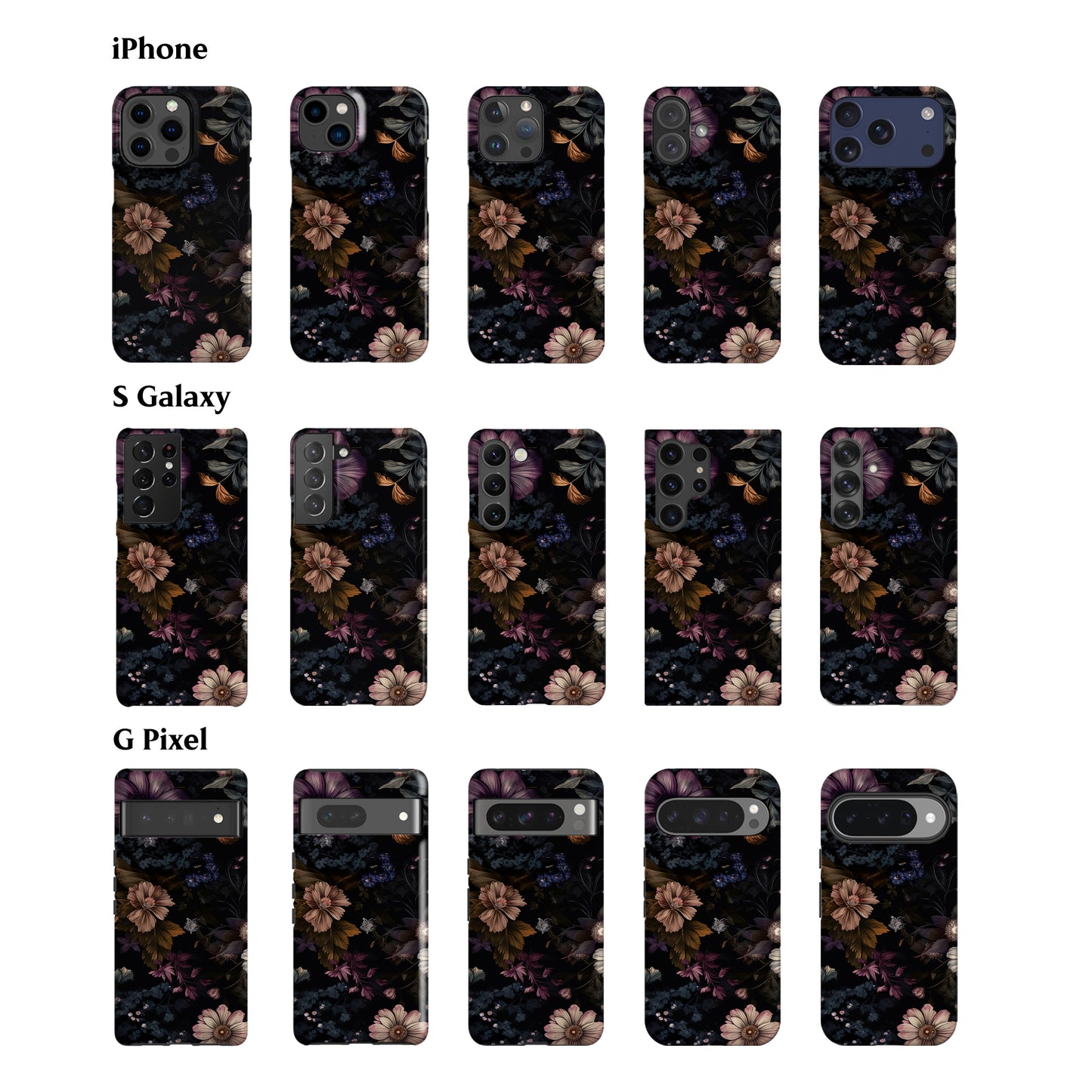 Dark Botanicals Phone Case