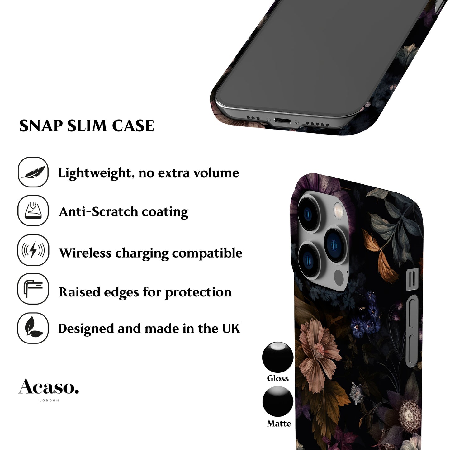 Dark Botanicals Phone Case