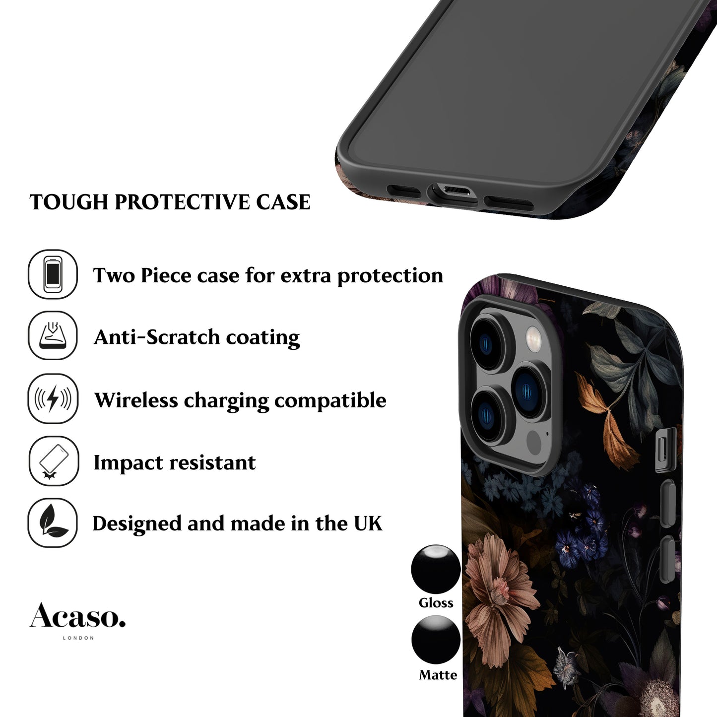 Dark Botanicals Phone Case