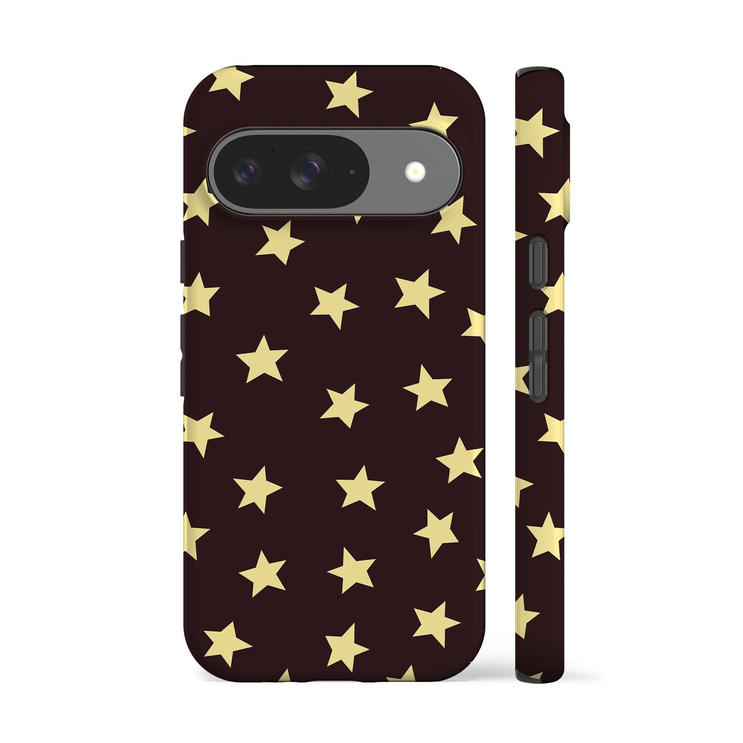 Dark Brown Mini Stars Phone Case