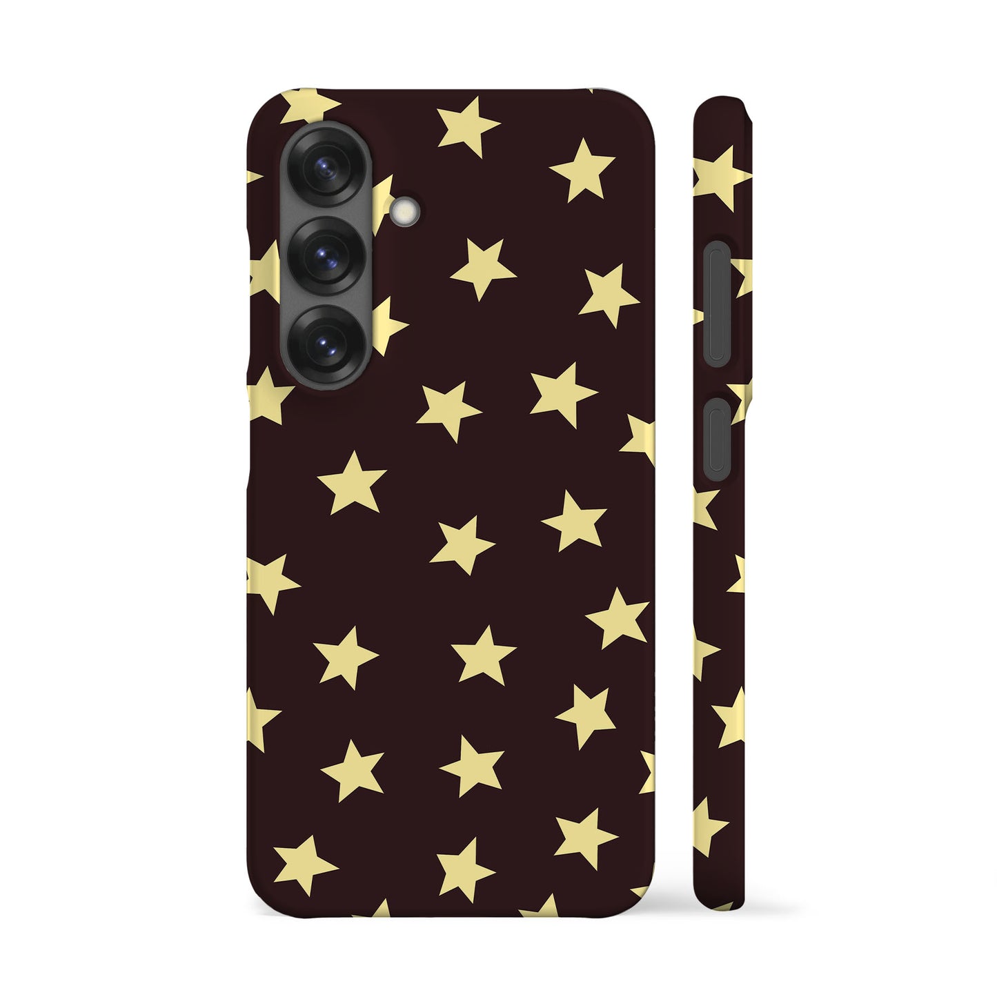 Dark Brown Mini Stars Phone Case