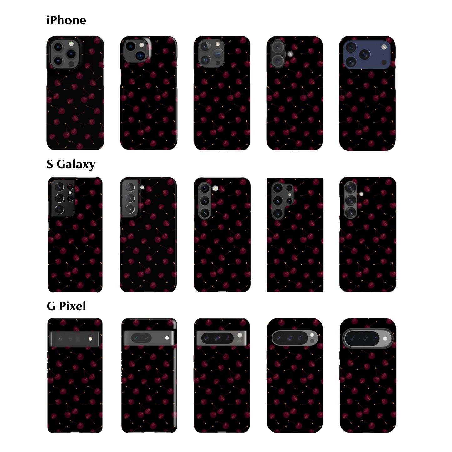 Dark Cherries Phone Case