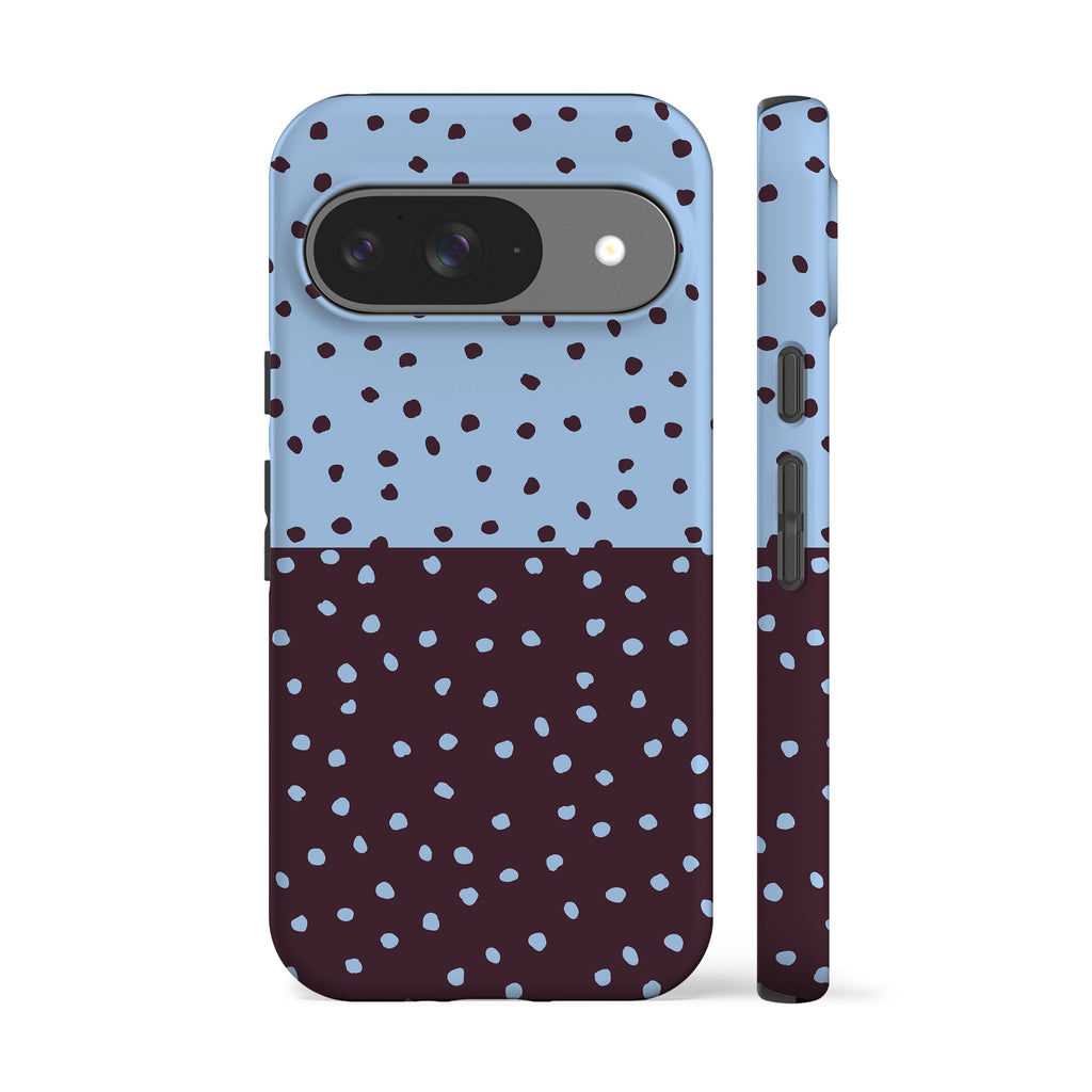 Dark Plum Mini Polka Dots Phone Case