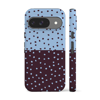Dark Plum Mini Polka Dots Phone Case