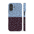 Dark Plum Mini Polka Dots Phone Case