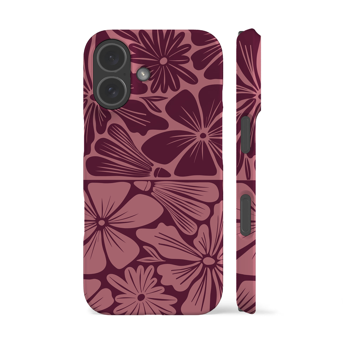 Dark Rose Flowers Phone Case