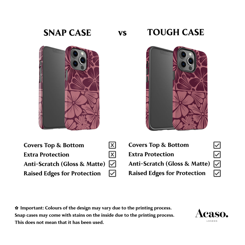 Dark Rose Flowers Phone Case