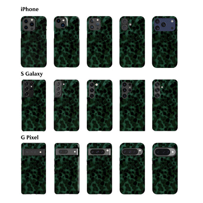 Dark Green Tortoise Phone Case