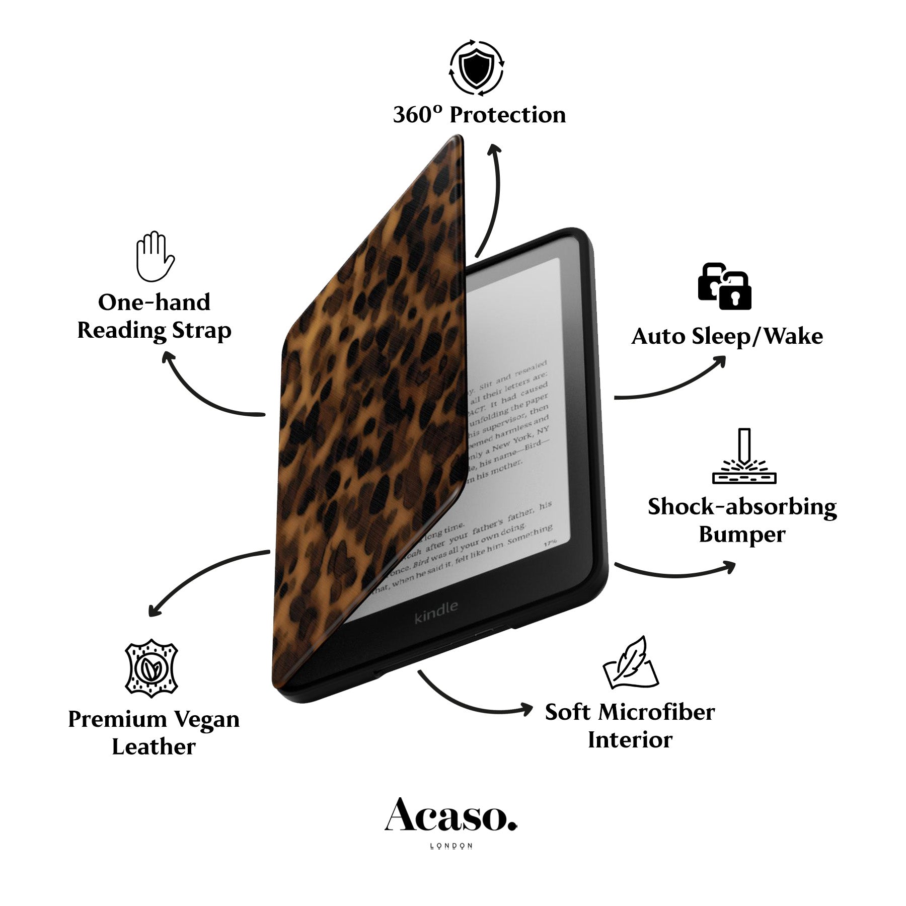 Dark Tortoise Kindle Case