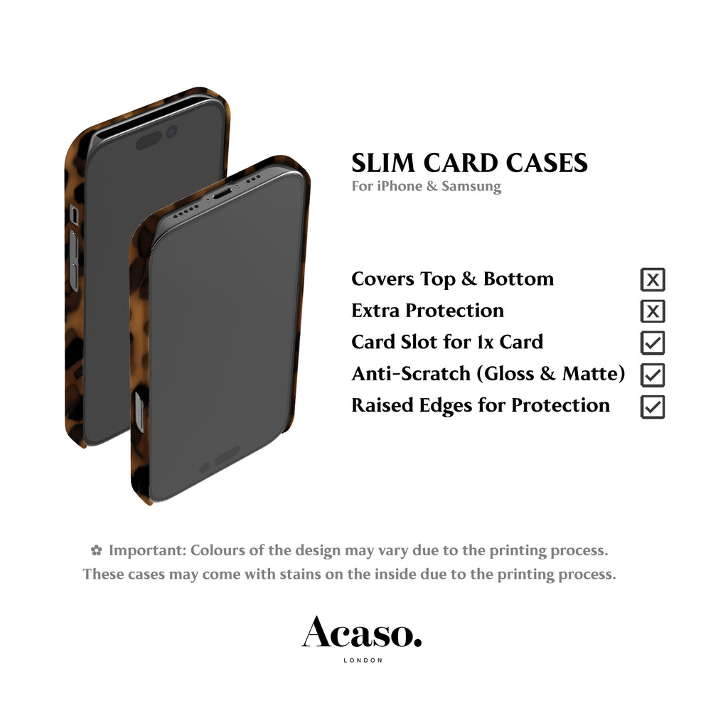 Dark Tortoise Card Case