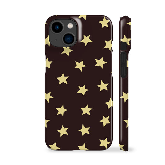 Dark Brown Mini Stars Phone Case