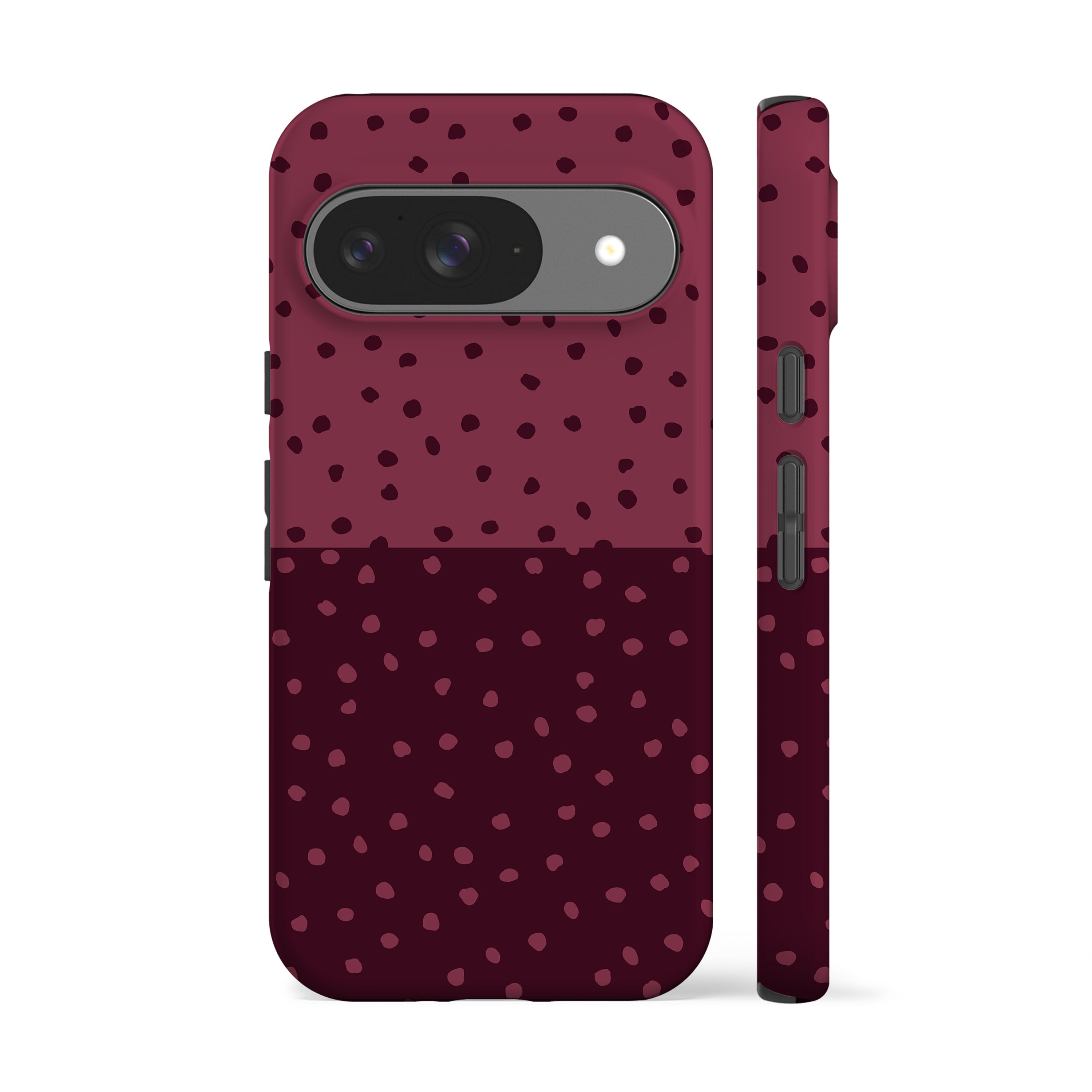 Deep Rose Mini Polka Dots Phone Case