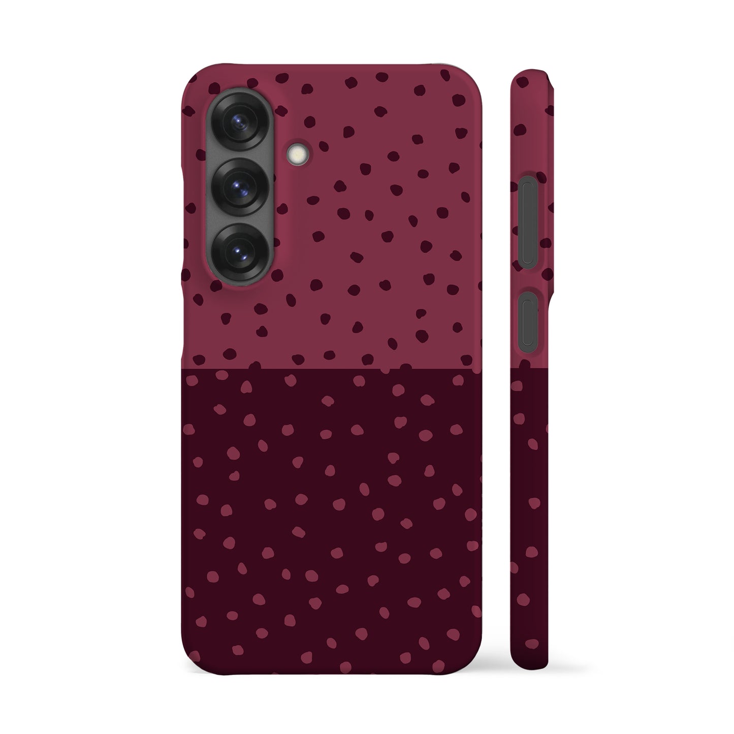 Deep Rose Mini Polka Dots Phone Case