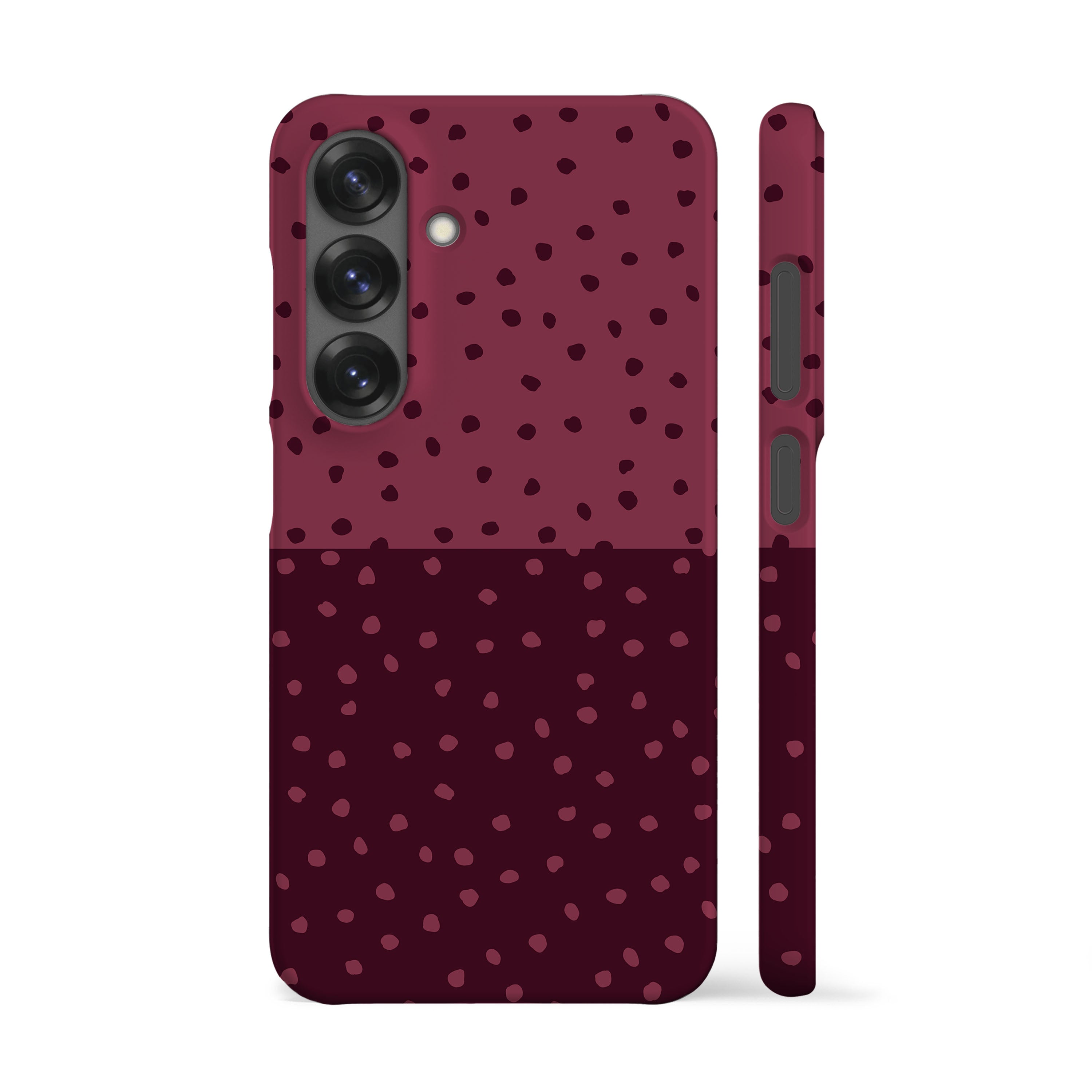Deep Rose Mini Polka Dots Phone Case