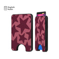 Deep Rose Stars Magnetic Phone Wallet