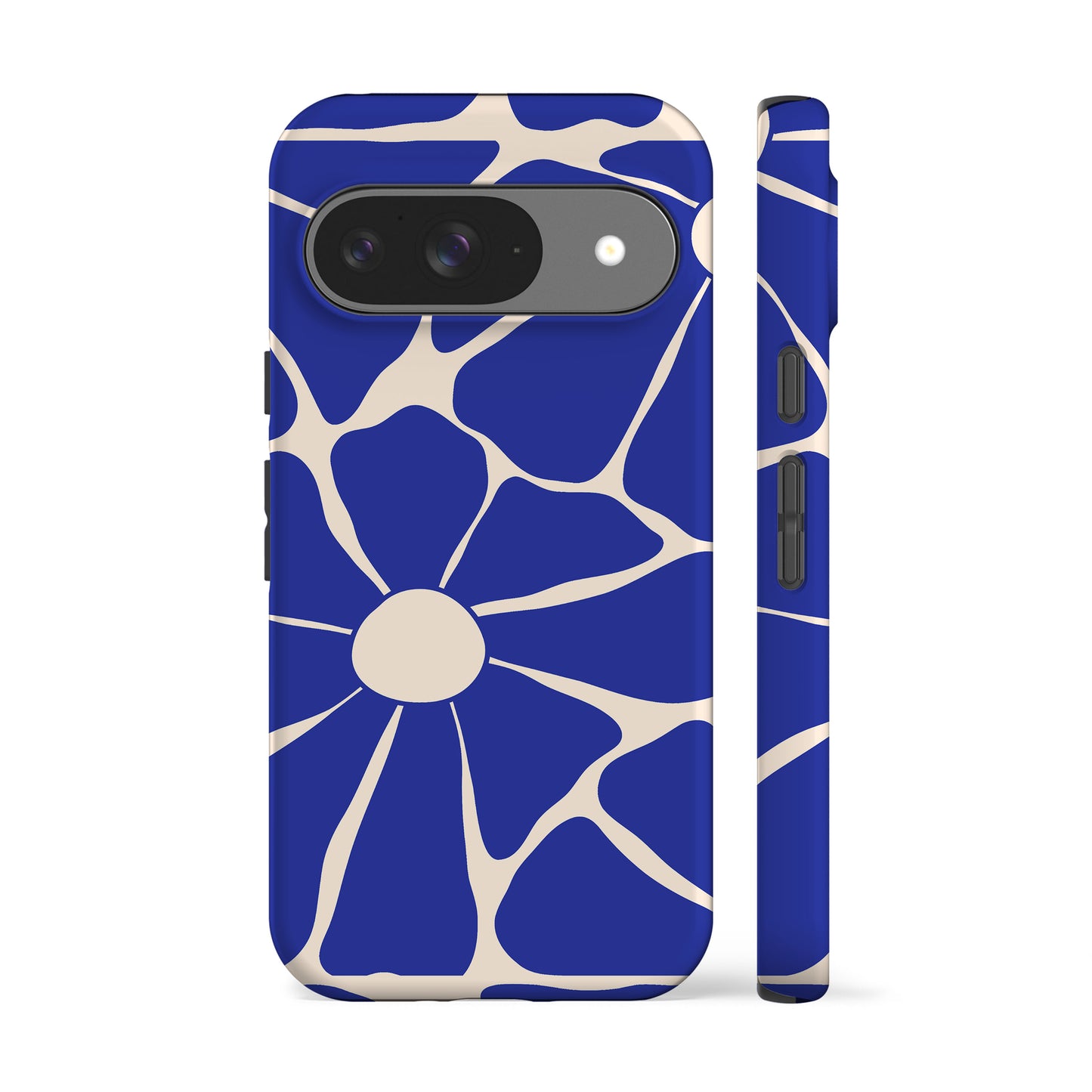 Disco Flowers Blue Phone Case