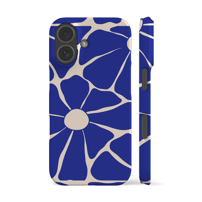 Disco Flowers Blue Phone Case
