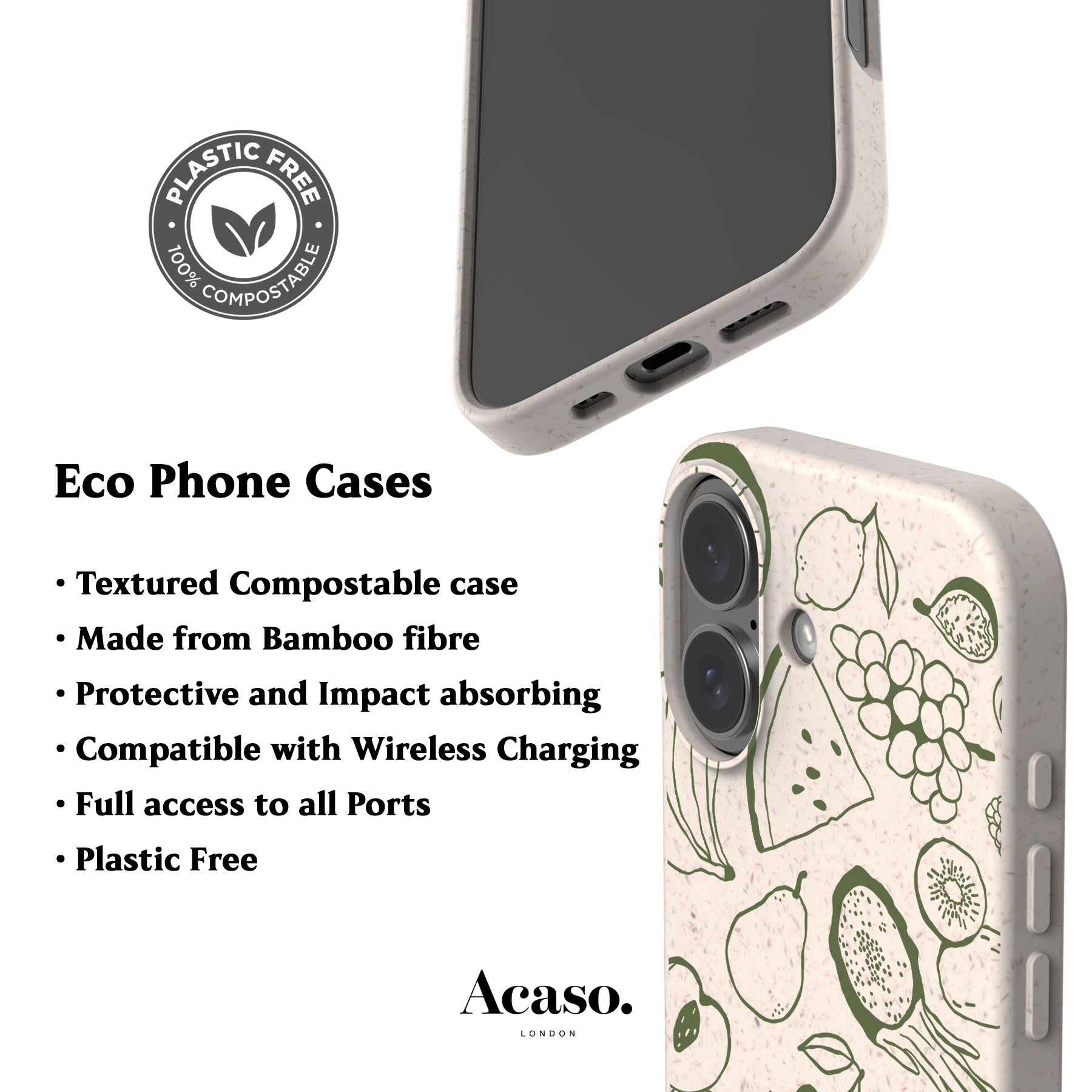 Eat Your Fruit Eco-Friendly Phone Case