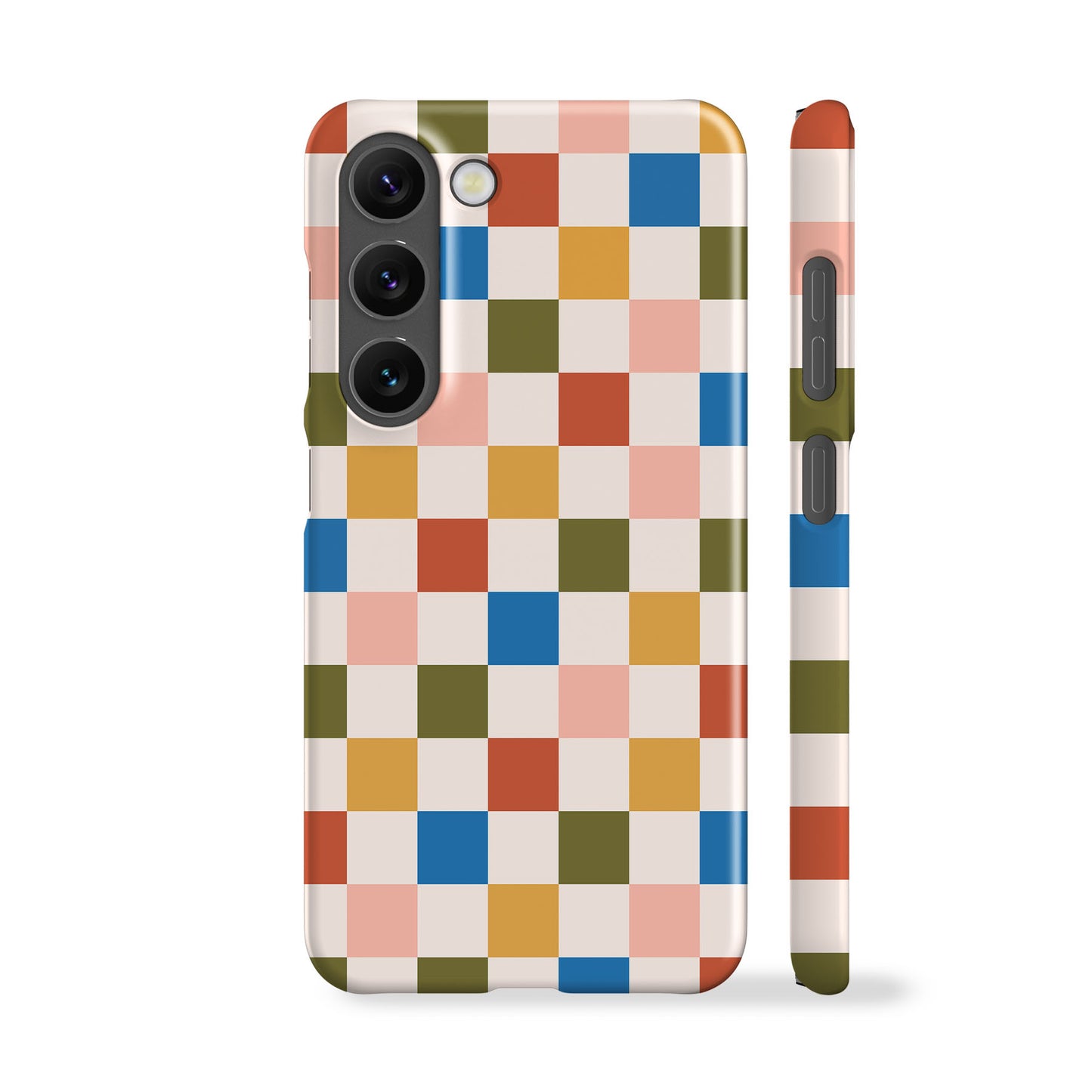 Retro Checkers Phone Case