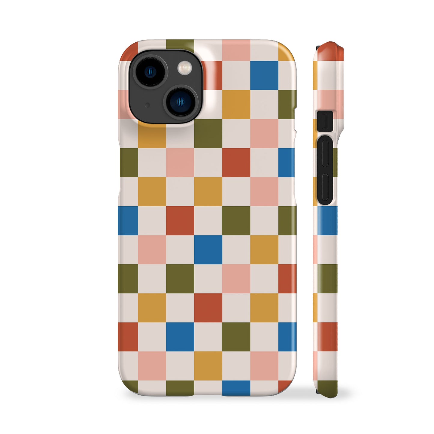 Retro Checkers Phone Case