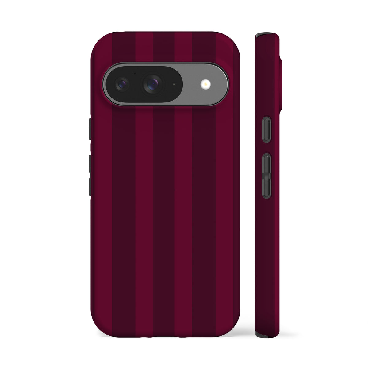 Winter Cherry Stripes Phone Case