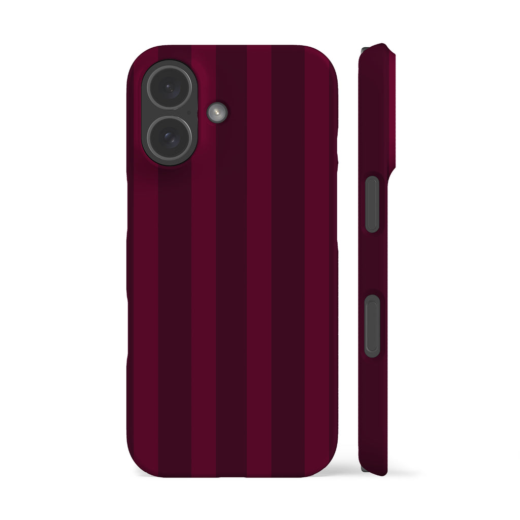 Winter Cherry Stripes Phone Case