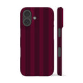 Winter Cherry Stripes Phone Case