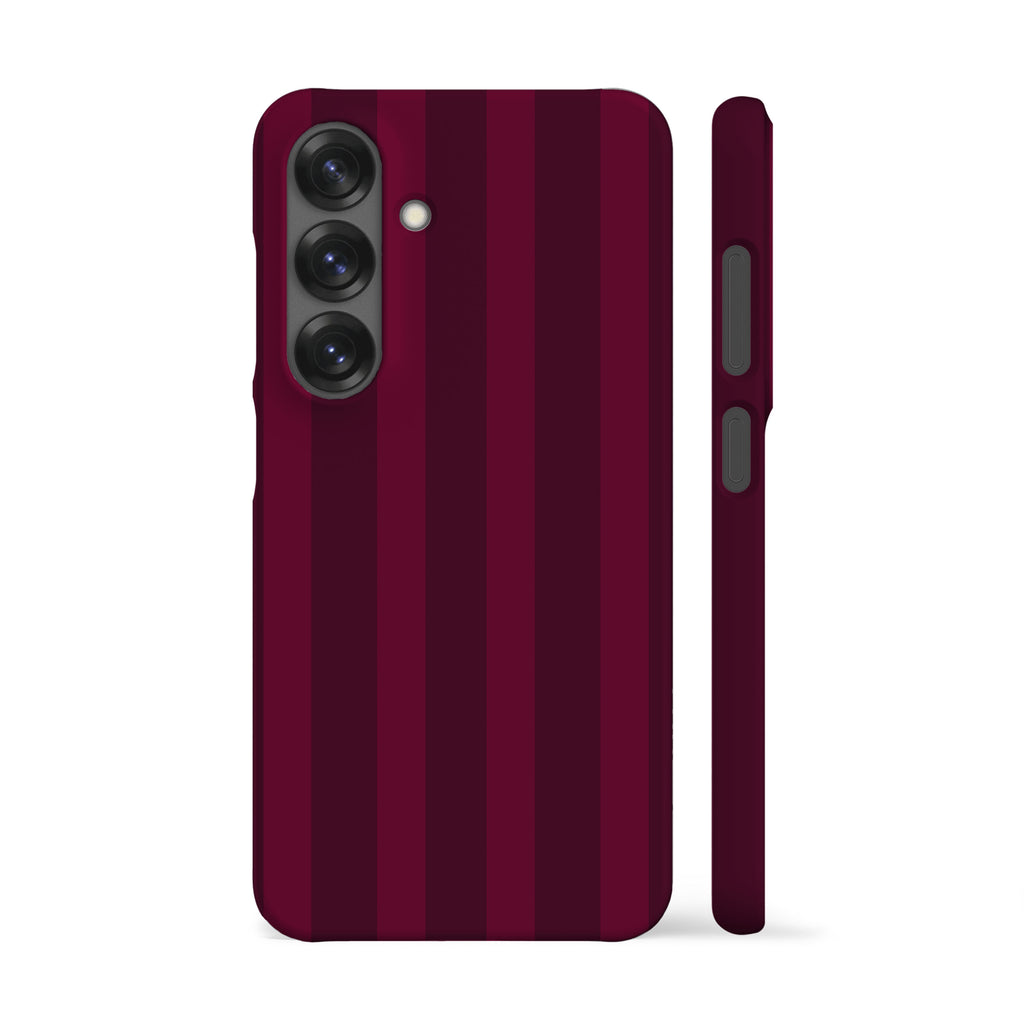 Winter Cherry Stripes Phone Case