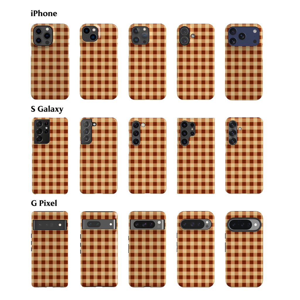Fall Gingham Phone Case