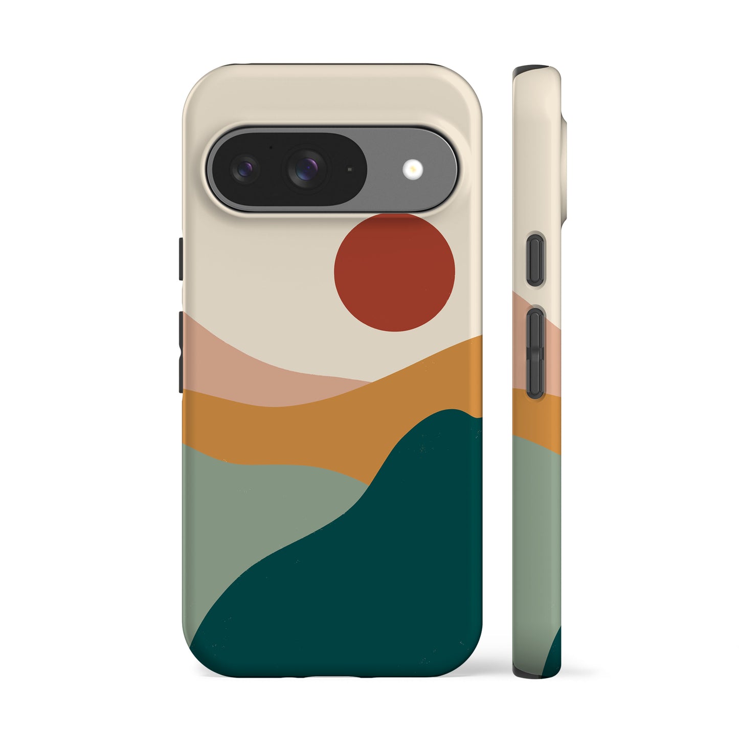 Fall Landscape Teal Phone Case