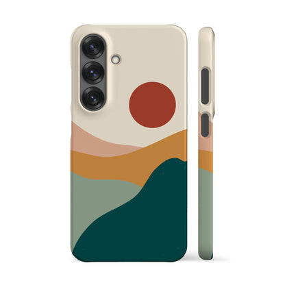 Fall Landscape Teal Phone Case