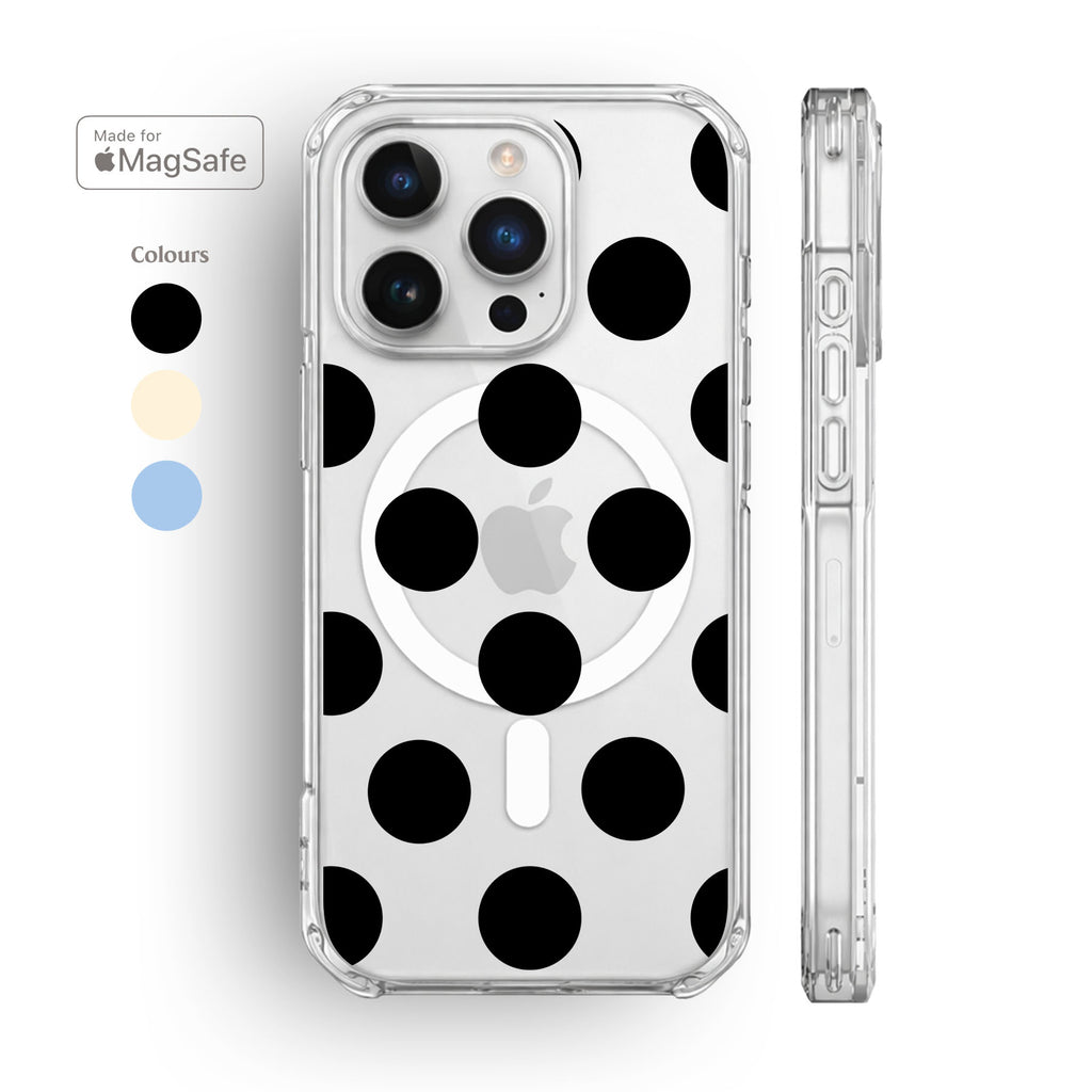Feria Dots Clear MagSafe iPhone Case