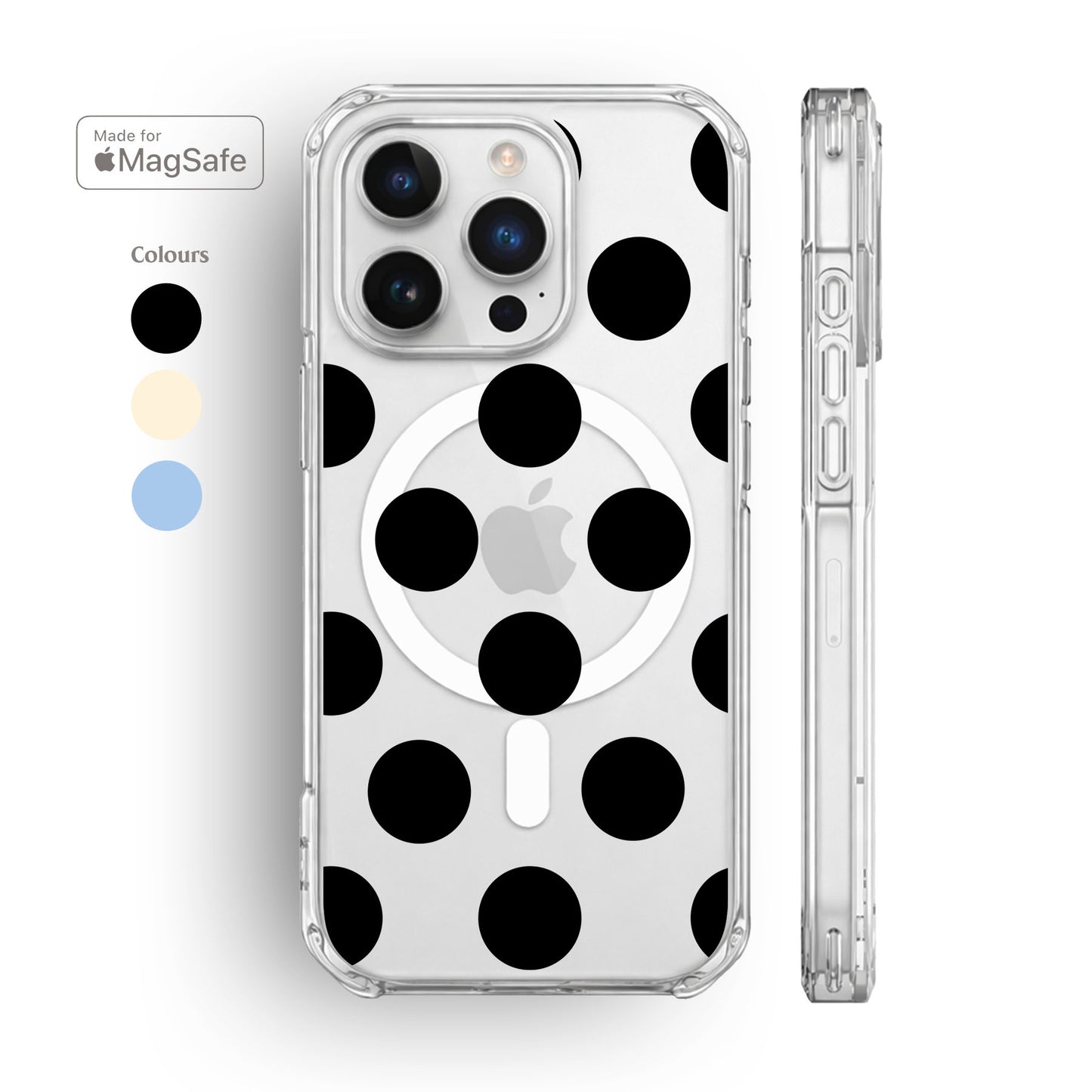 Feria Dots Clear MagSafe iPhone Case