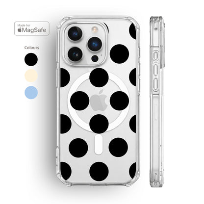 Feria Dots Clear MagSafe iPhone Case