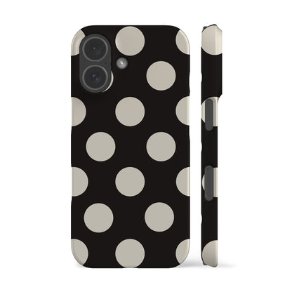 Feria Dots Black Phone Case
