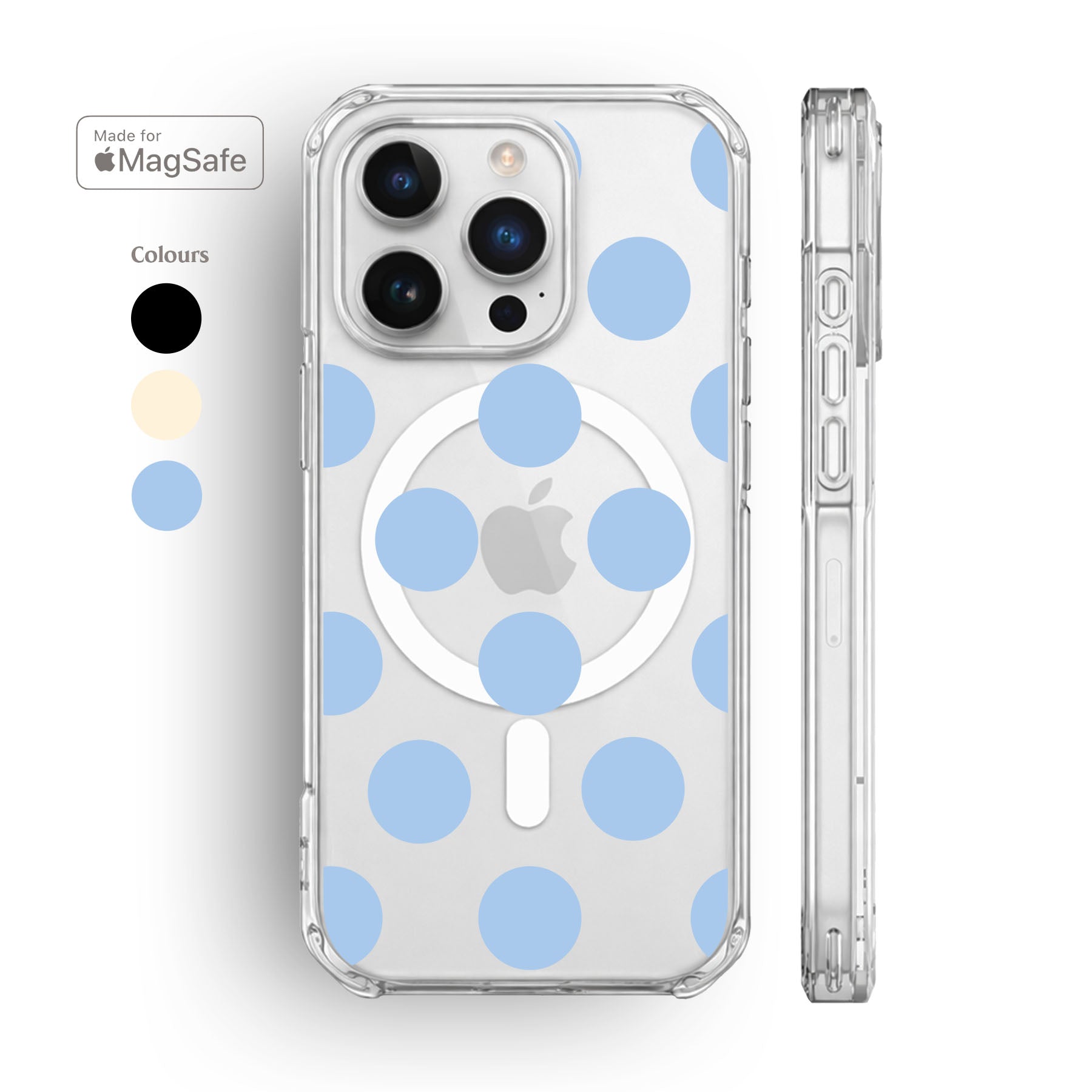 Feria Dots Clear MagSafe iPhone Case