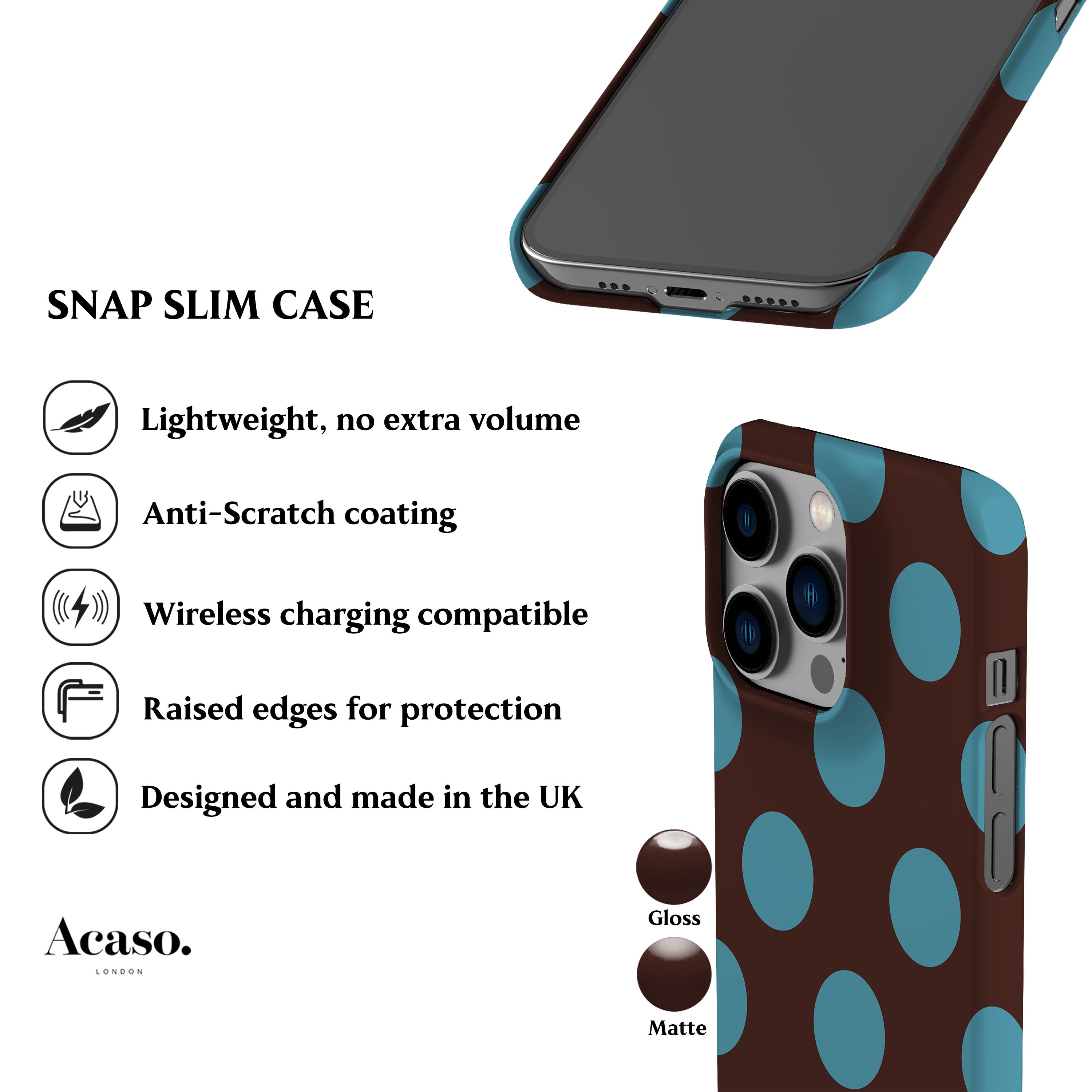Feria Blue Dots Phone Case