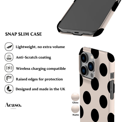 Feria Dots White Phone Case