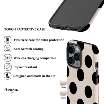 Feria Dots White Phone Case