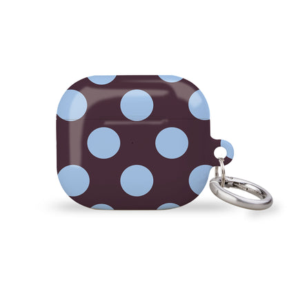 Dark Purple Dots AirPods Case Cover