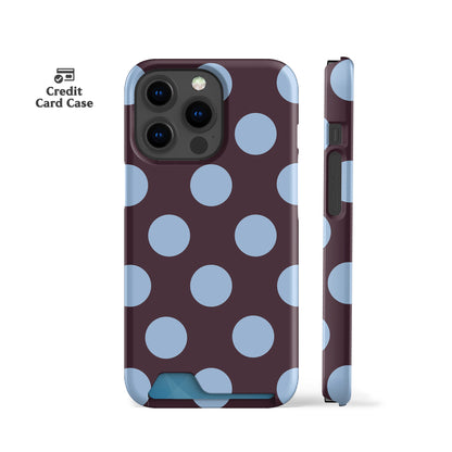 Feria Dots Dark Purple Card Case