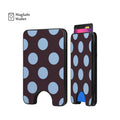 Feria Dots Dark Purple Magnetic Phone Wallet