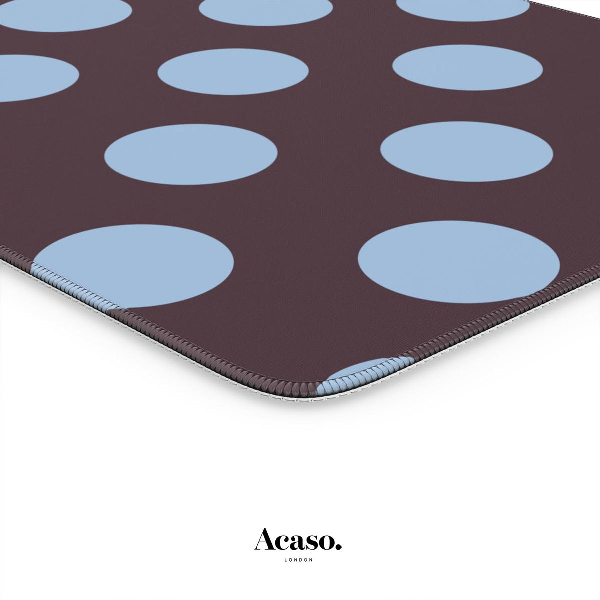 Feria Dots Dark Purple Desk Mat
