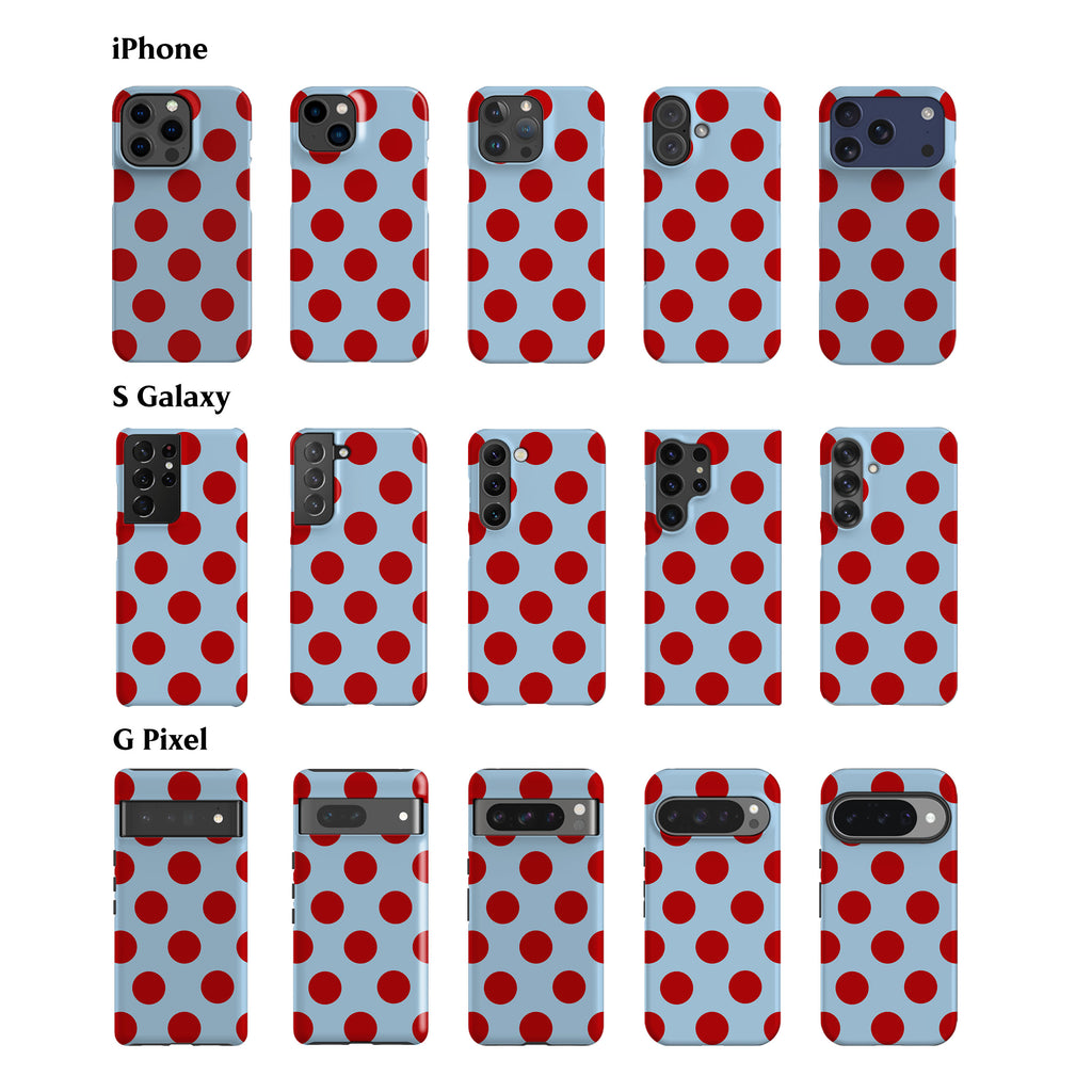 Feria Dots Light Blue Phone Case